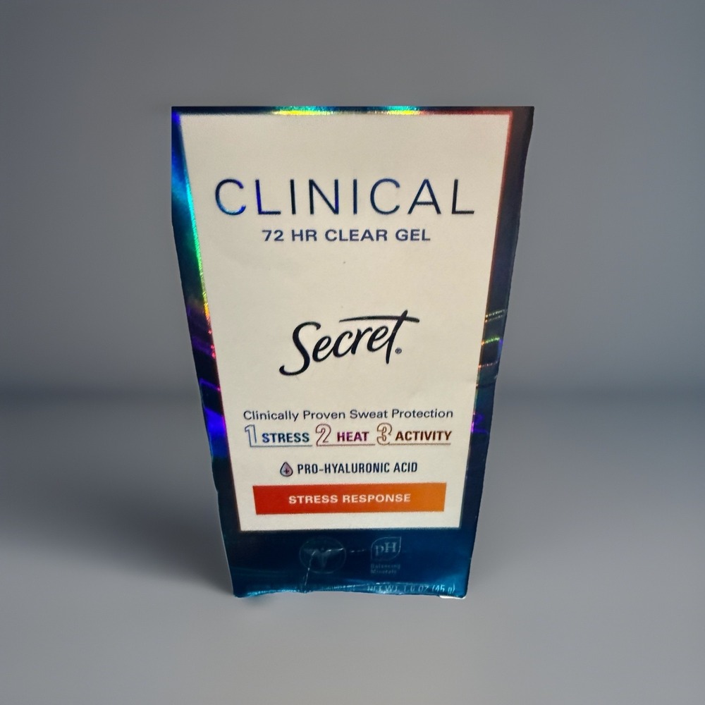 Secret Clinical Strength Stress Response Anti-Perspirant Solid 72hr exp 10/27